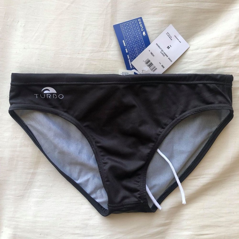 Turbo swim brief basico black size M